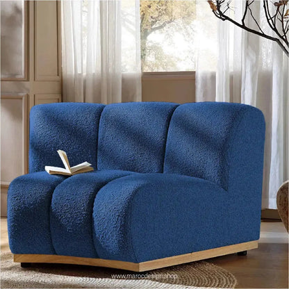 LEONY Simple & Corner Composer, personnalisé et Transformer votre salon-Canapé, Fauteil, Chaise, Pouf, Meridienne, Modilable,-Maroc Design-Blanc-Simple-Maroc Design