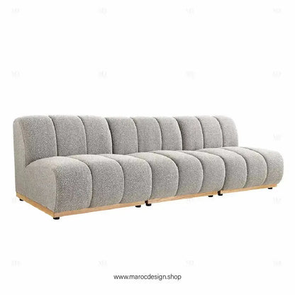 LEONY Simple & Corner Composer, personnalisé et Transformer votre salon-Canapé, Fauteil, Chaise, Pouf, Meridienne, Modilable,-Maroc Design-Blanc-Simple-Maroc Design