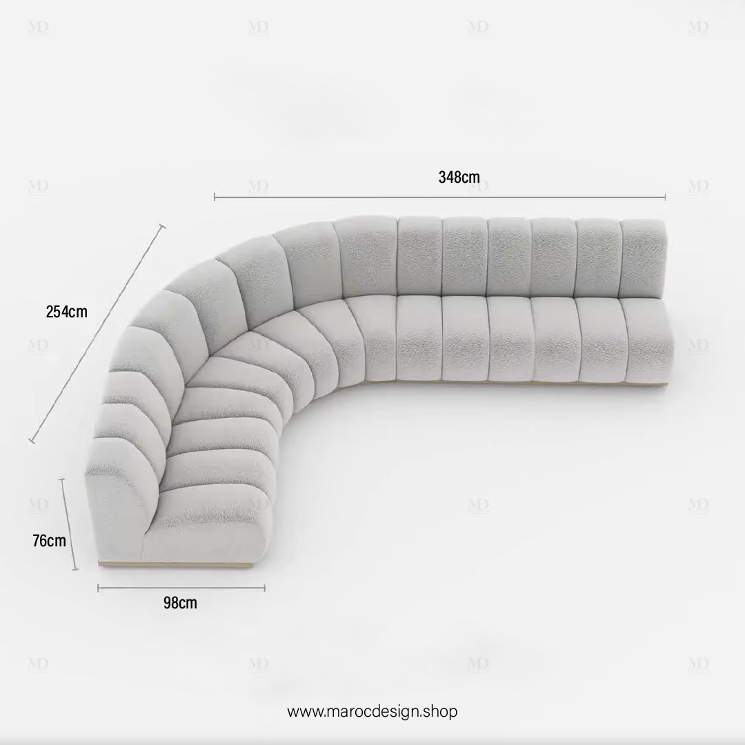 LEONY  le canapé 6 modulable qui Transforme votre intérieur By Maroc Design