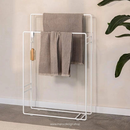 LISMA Porte-serviettes Accesoir Salle de Bain-Accesoire Salle de Bain-Maroc Design-Noir-Maroc Design