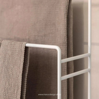LISMA Porte-serviettes Accesoir Salle de Bain-Accesoire Salle de Bain-Maroc Design-Noir-Maroc Design
