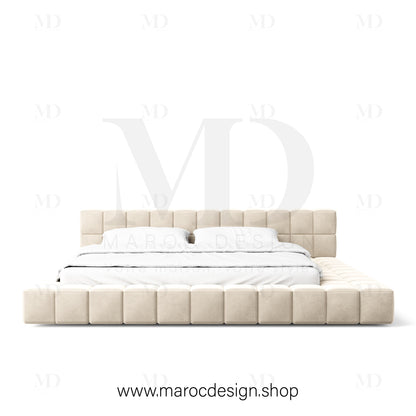   <img src="image4.jpg" alt="Lit BRABUS beige clair avec coffre de rangement spacieux" />