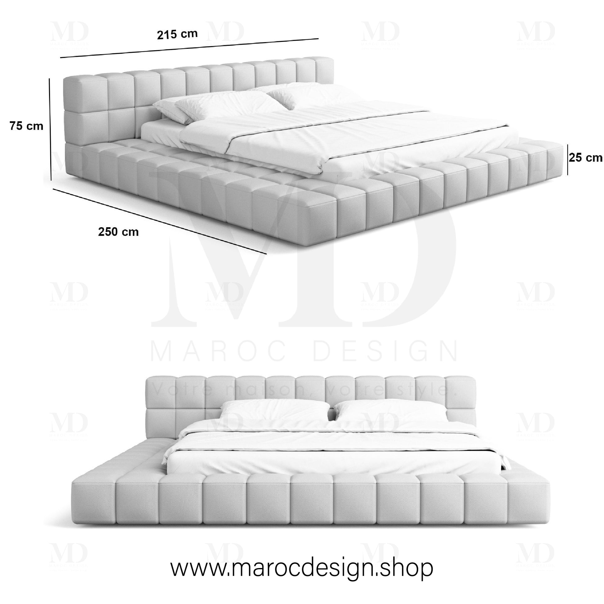 <img src="image8.jpg" alt="Lit coffre grande taille 160x200 cm  180x200 cm 200x200 cm" />