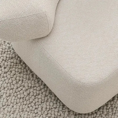 LUNA Chaise Longue – Élégance et Confort dans un Design Unique-Canapé, Fauteil, Chaise, Pouf, Meridienne, Modilable,-Maroc Design-Velours-Blanc-Maroc Design