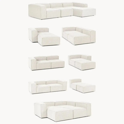 MALMO Canapé Modulable – Flexibilité et Confort pour une Vie Conviviale-canapé, fauteil, Pouf, Meridienne-Maroc Design-Maroc Design