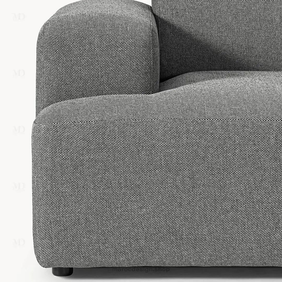 MELVANA 2 Places Large – Gris Foncé | Maroc Design-canapé, fauteil, Pouf, Meridienne-Maroc Design-Maroc Design