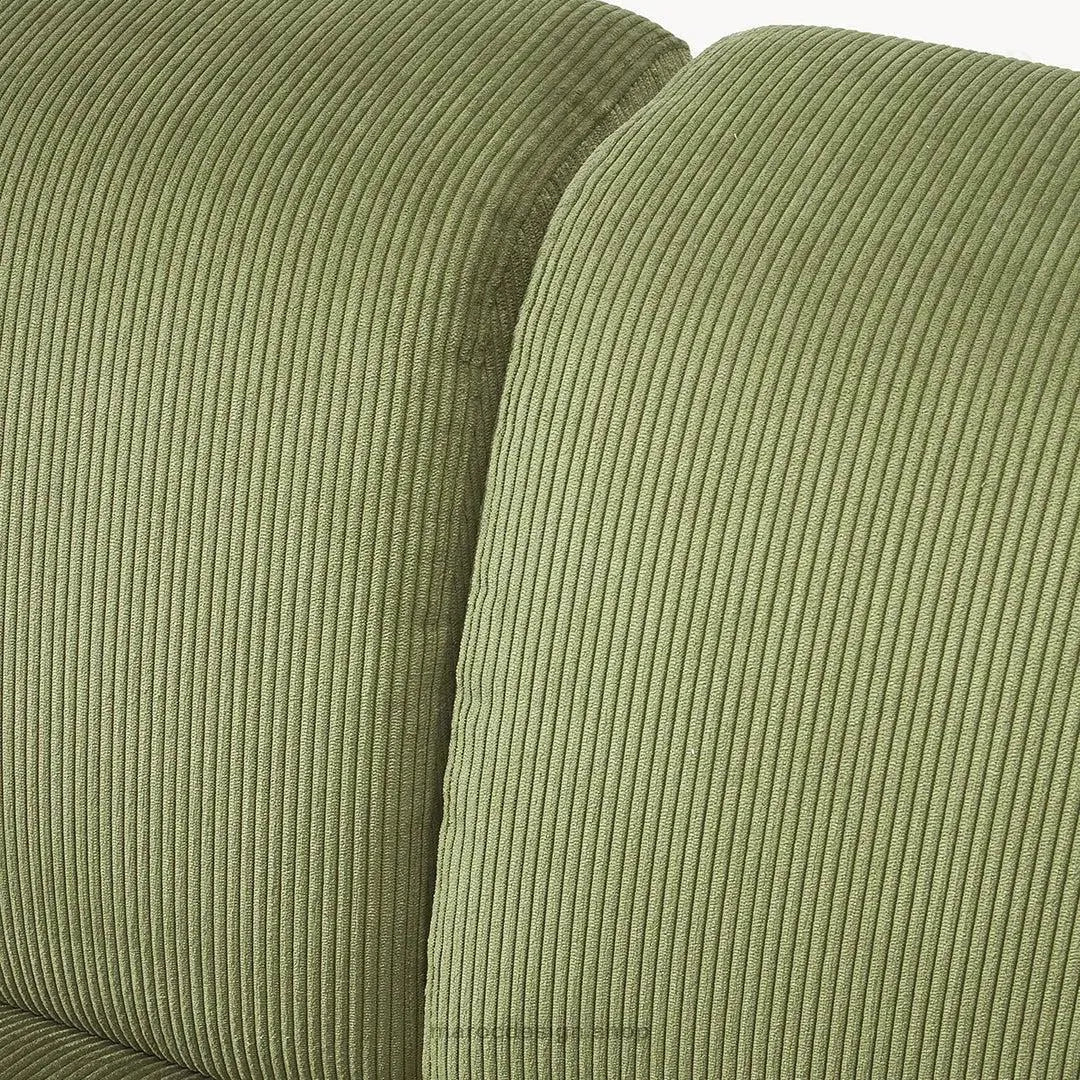 MELVANA 2 Places Large / Vert Olive modulable et confortable | Maroc Design-canapé, fauteil, Pouf, Meridienne-Maroc Design-Maroc Design