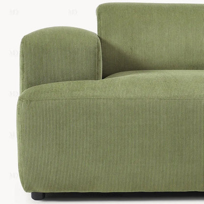 MELVANA 2 Places Large / Vert Olive modulable et confortable | Maroc Design-canapé, fauteil, Pouf, Meridienne-Maroc Design-Maroc Design