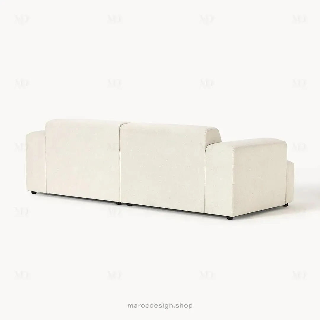 MELVANA 2 places Large / Blanc Cassé | Maroc Design-canapé, fauteil, Pouf, Meridienne-Maroc Design-Maroc Design