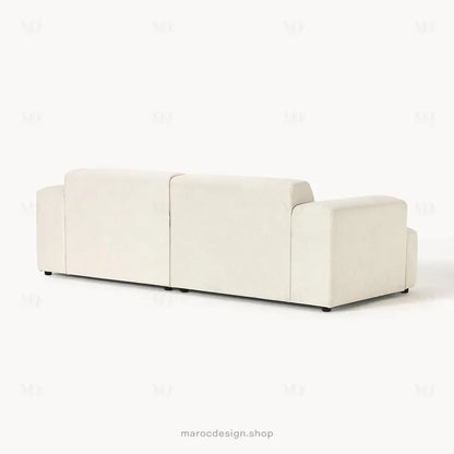 MELVANA 2 places Large / Blanc Cassé | Maroc Design-canapé, fauteil, Pouf, Meridienne-Maroc Design-Maroc Design