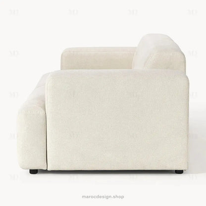 MELVANA 2 places Large / Blanc Cassé | Maroc Design-canapé, fauteil, Pouf, Meridienne-Maroc Design-Maroc Design