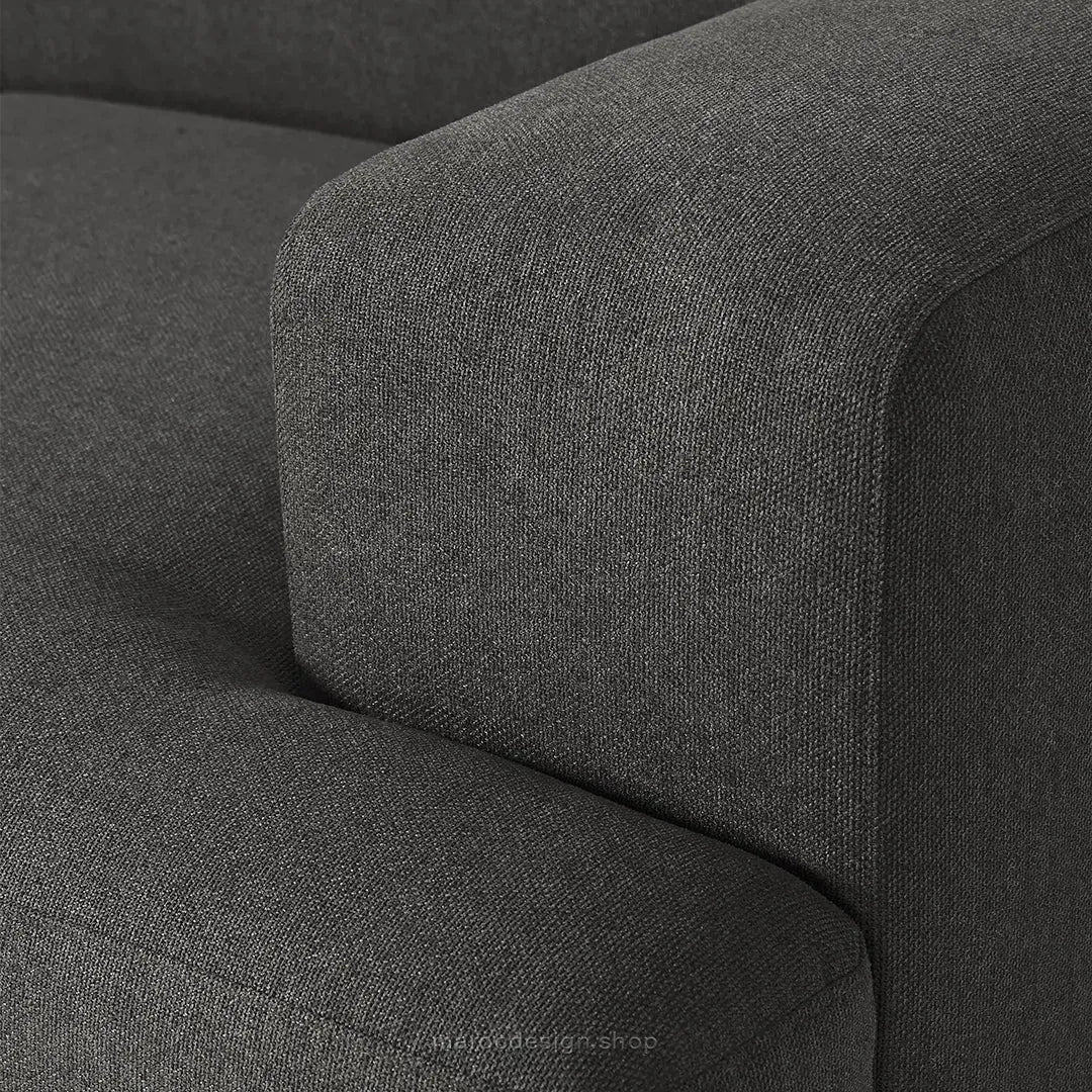 MELVANA - Canapé 2 Places Large Gris Anthracite | Maroc Design-canapé, fauteil, Pouf, Meridienne-Maroc Design-Maroc Design