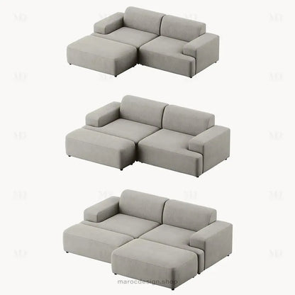 MELVANA Canapé 2 Places Large Gris – Design Moderne et Confort Haut de Gamme | Maroc Design-canapé, fauteil, Pouf, Meridienne-Maroc Design-Maroc Design