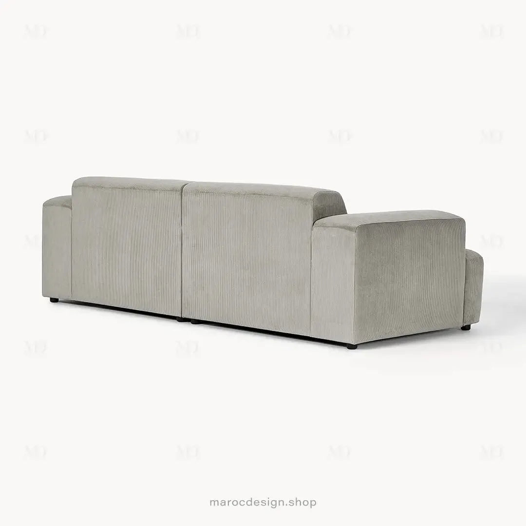 MELVANA Canapé 2 Places Large Gris – Design Moderne et Confort Haut de Gamme | Maroc Design-canapé, fauteil, Pouf, Meridienne-Maroc Design-Maroc Design