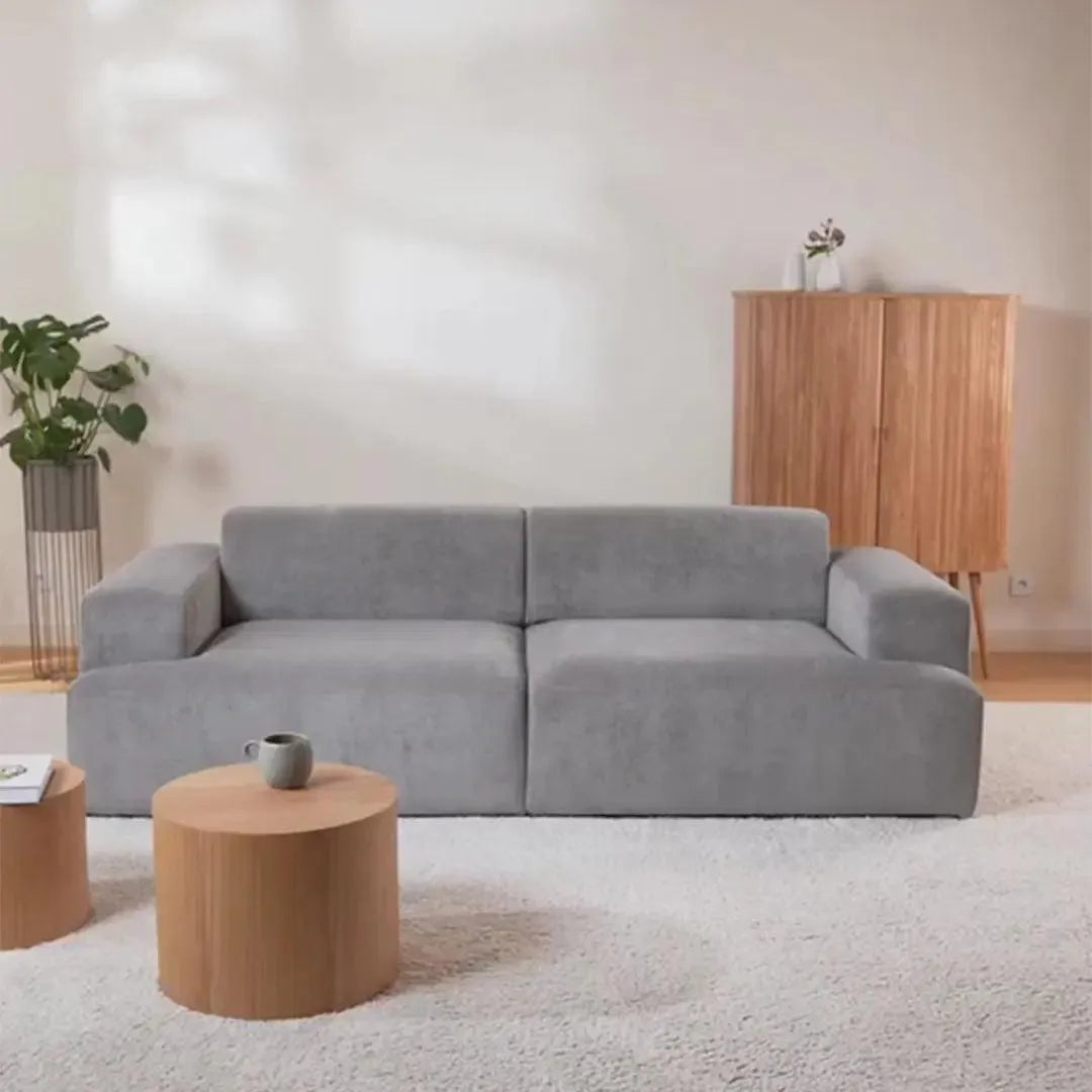 MELVANA Canapé 2 Places Large Gris – Design Moderne et Confort Haut de Gamme | Maroc Design-canapé, fauteil, Pouf, Meridienne-Maroc Design-Maroc Design