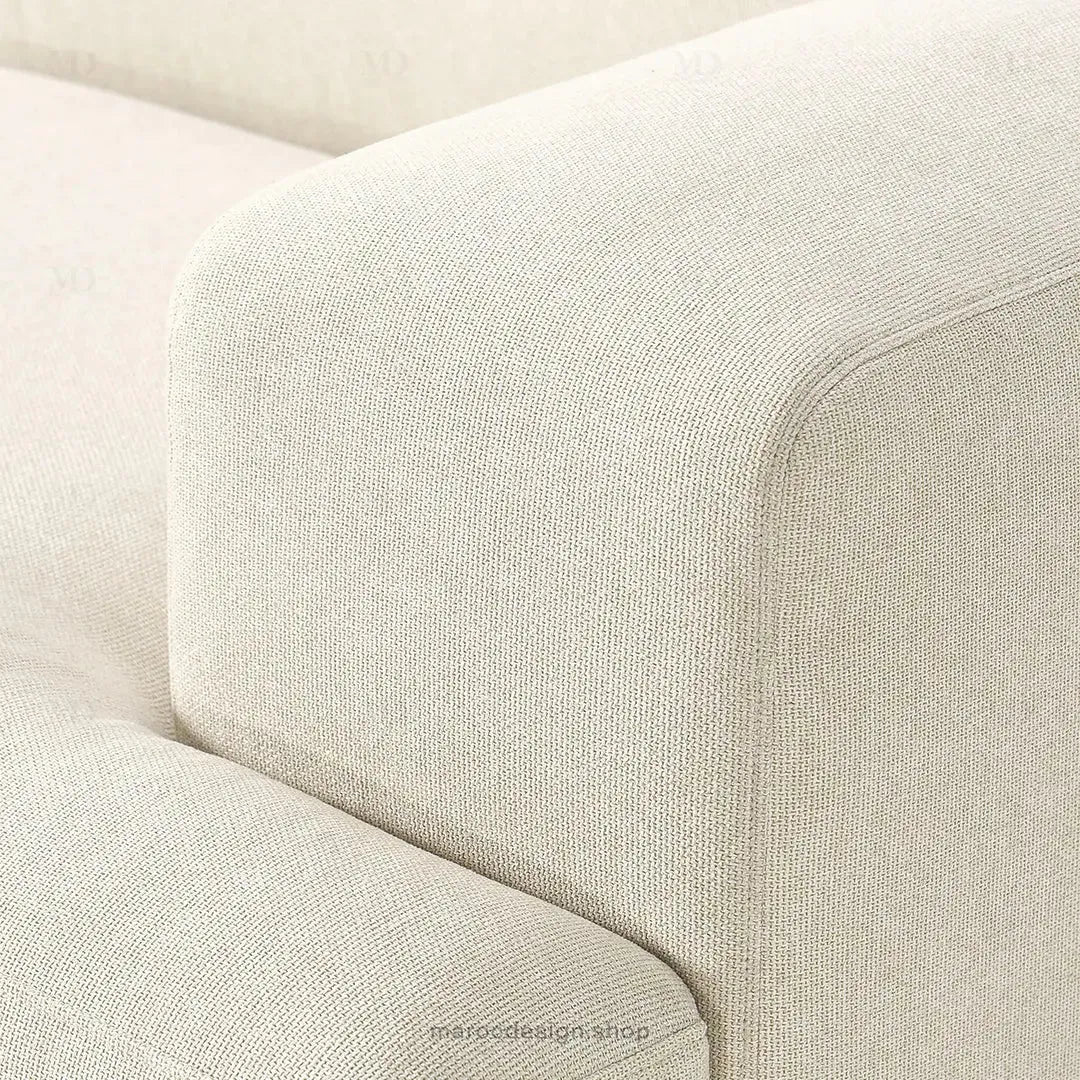 MELVANA – Canapé 2 Places (S) Blanc Cassé-canapé, fauteil, Pouf, Meridienne-Maroc Design-Maroc Design