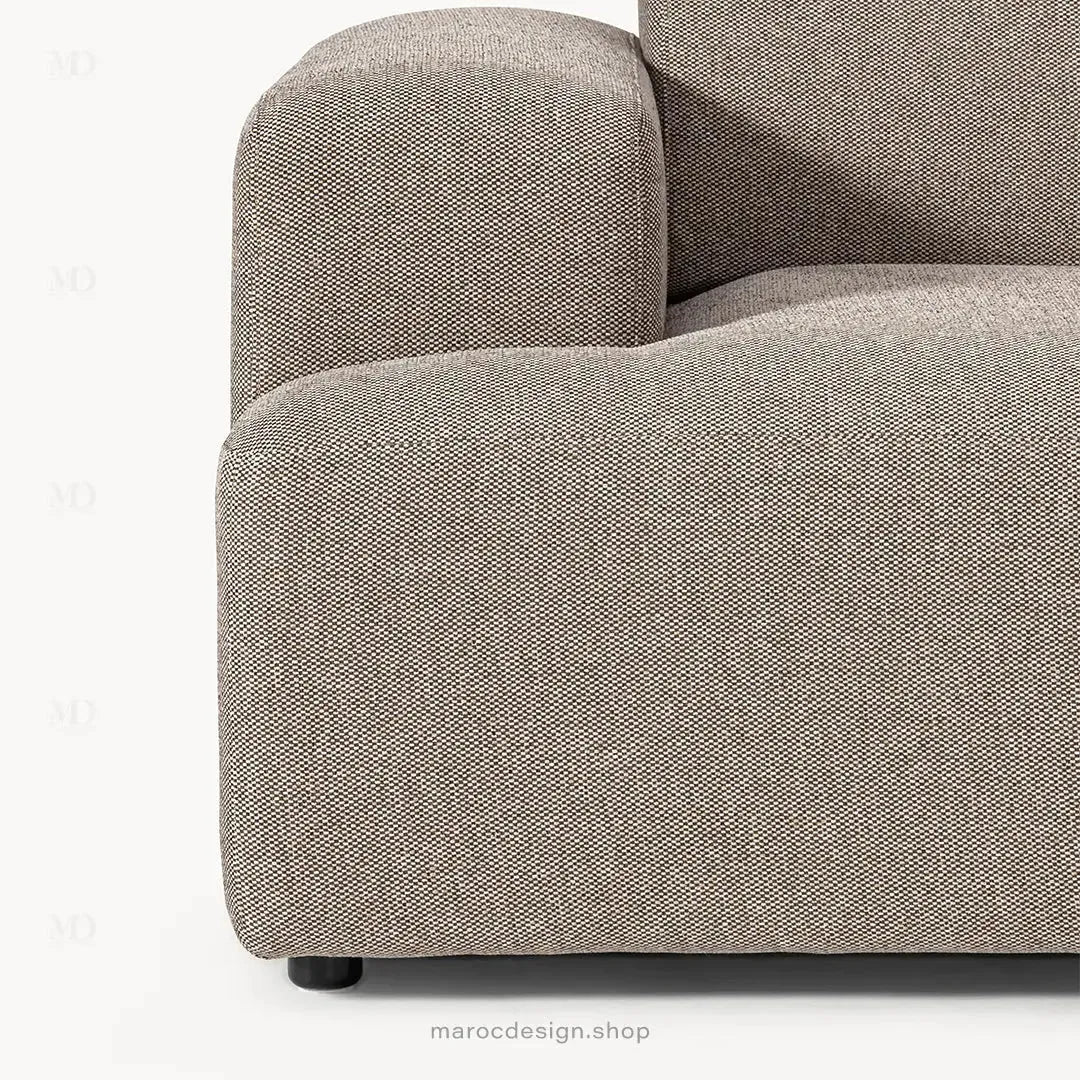 MELVANA – Canapé 2 Places (S) Grège-canapé, fauteil, Pouf, Meridienne-Maroc Design-Maroc Design