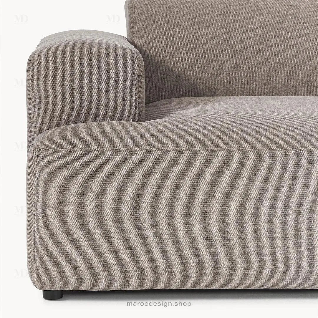 MELVANA – Canapé 2 Places (S) Taupe-canapé, fauteil, Pouf, Meridienne-Maroc Design-Maroc Design