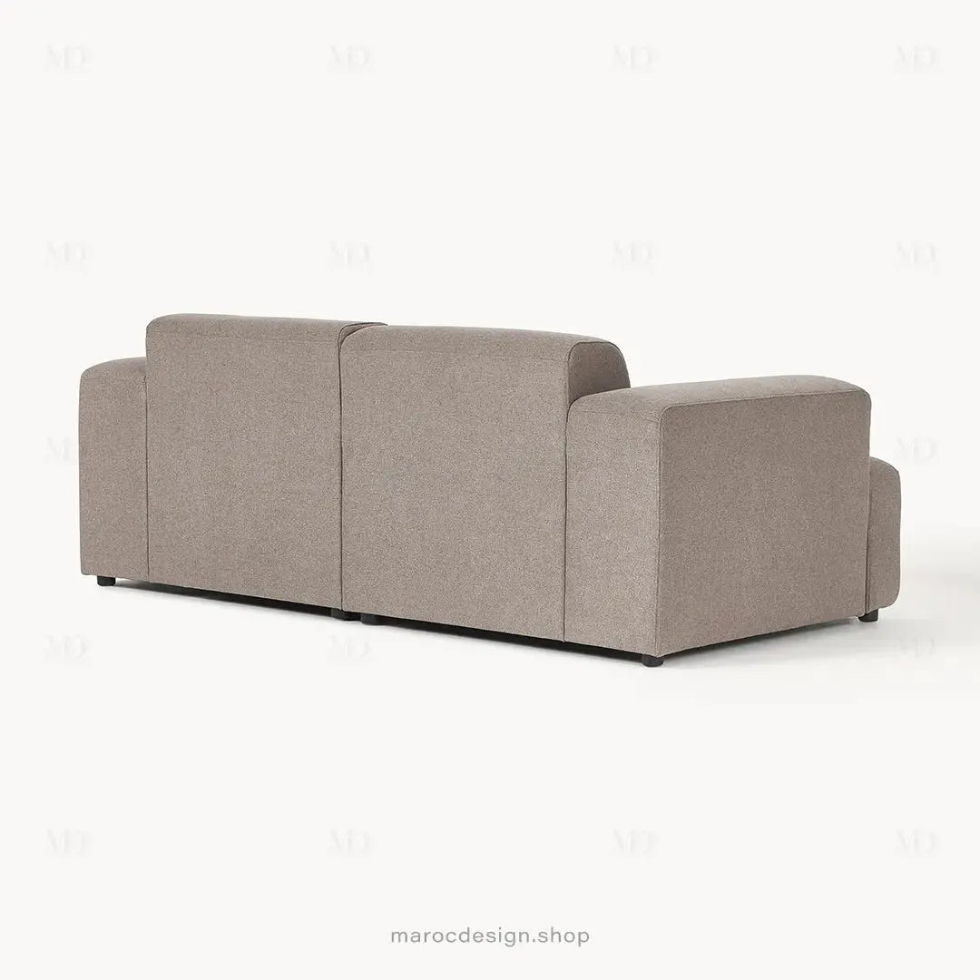 MELVANA – Canapé 2 Places (S) Taupe-canapé, fauteil, Pouf, Meridienne-Maroc Design-Maroc Design