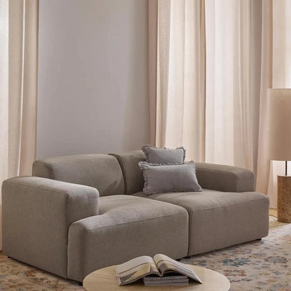 MELVANA – Canapé 2 Places (S) Taupe-canapé, fauteil, Pouf, Meridienne-Maroc Design-Maroc Design