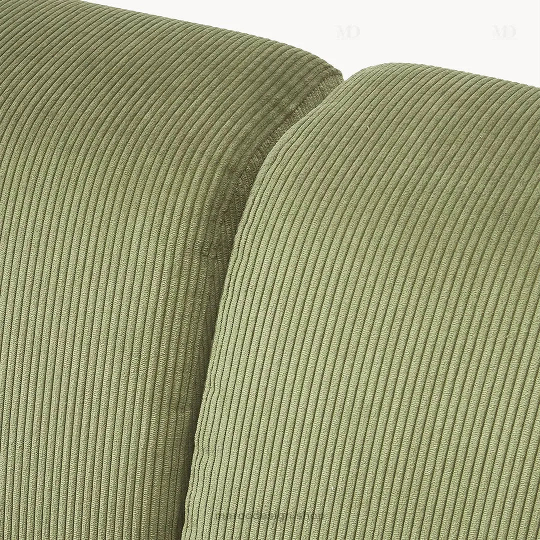 MELVANA – Canapé 2 Places (S) Vert Olive-canapé, fauteil, Pouf, Meridienne-Maroc Design-Maroc Design