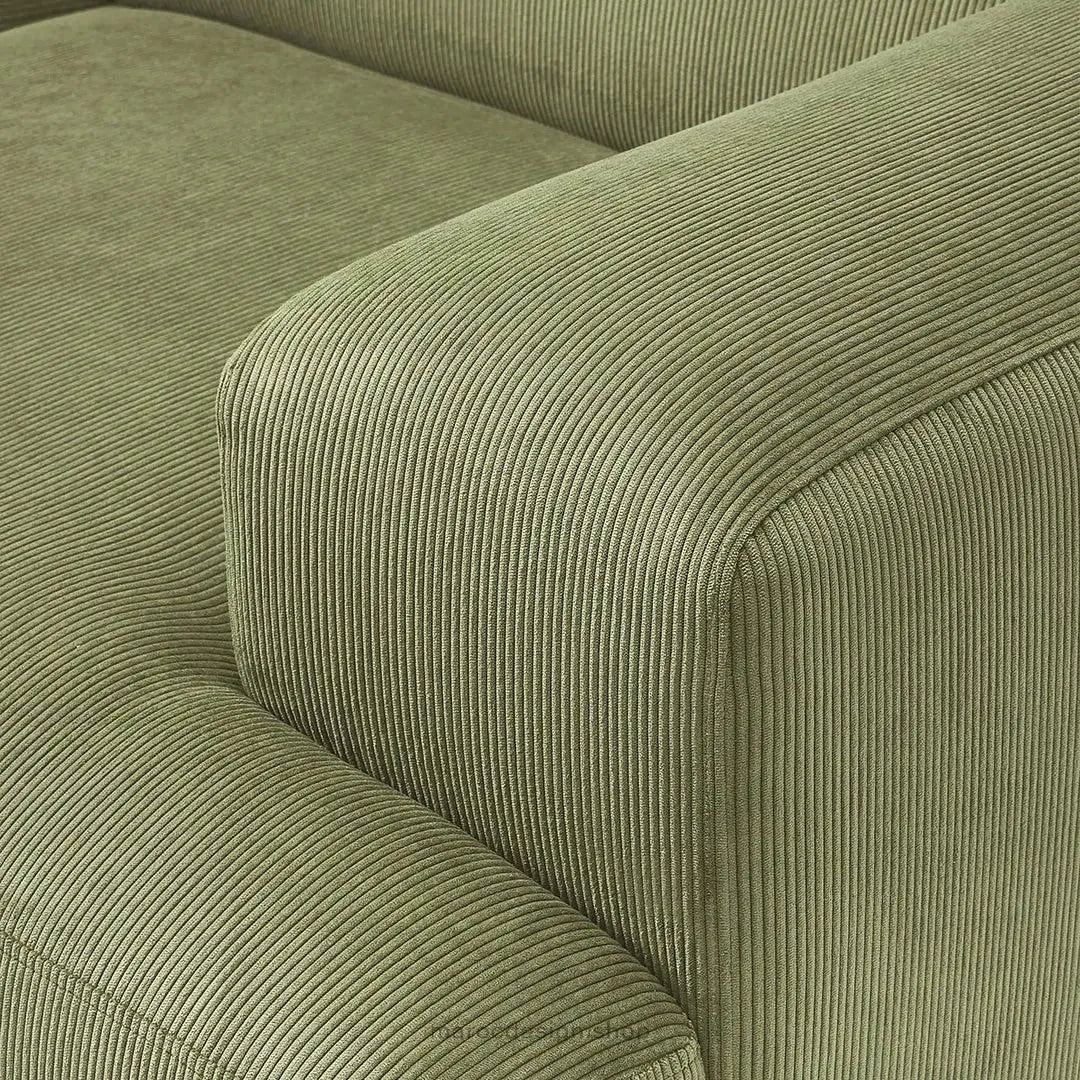 MELVANA – Canapé 2 Places (S) Vert Olive-canapé, fauteil, Pouf, Meridienne-Maroc Design-Maroc Design