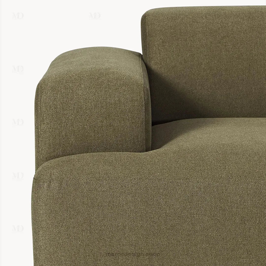 MELVANA – Canapé 2 Places (S) Vert Solitaire-canapé, fauteil, Pouf, Meridienne-Maroc Design-Maroc Design