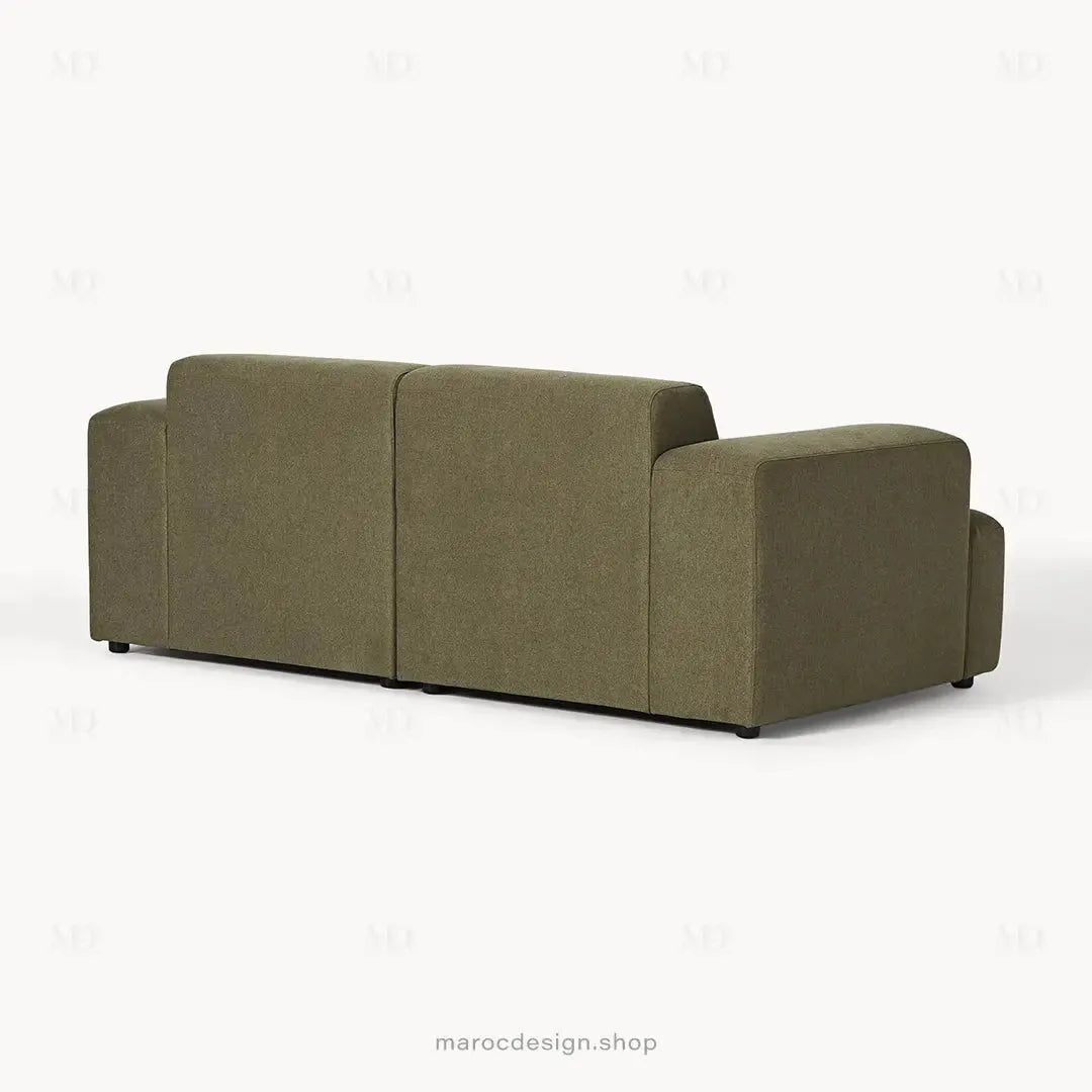 MELVANA – Canapé 2 Places (S) Vert Solitaire-canapé, fauteil, Pouf, Meridienne-Maroc Design-Maroc Design