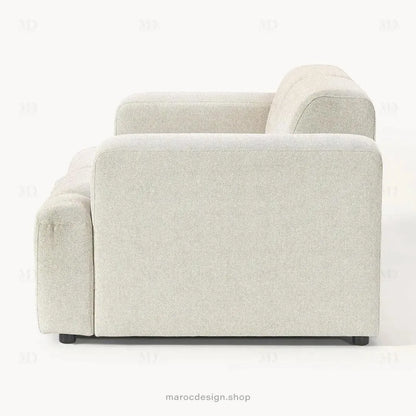 MELVANA – Canapé (S) 2 Places Beige-canapé, fauteil, Pouf, Meridienne-Maroc Design-Maroc Design