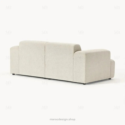 MELVANA – Canapé (S) 2 Places Beige-canapé, fauteil, Pouf, Meridienne-Maroc Design-Maroc Design