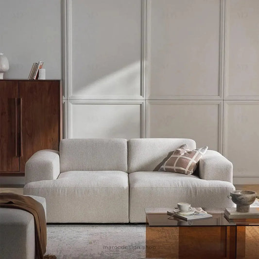 MELVANA – Canapé (S) 2 Places Beige-canapé, fauteil, Pouf, Meridienne-Maroc Design-Maroc Design