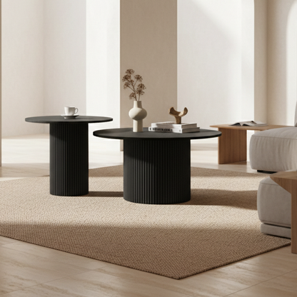 MIRAL DUO DE TABLES BASSES – Élégance et Praticité pour Votre Espace de Vie