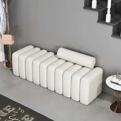 MODENA Banc Canapé / Découvrez le Charme et le Confort / By Maroc Design-Maroc Design-Noir & Blanc-120x45x60cm-Maroc Design