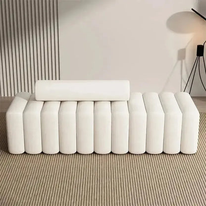 MODENA Banc Canapé / Découvrez le Charme et le Confort / By Maroc Design-Maroc Design-Noir & Blanc-120x45x60cm-Maroc Design