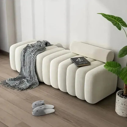 MODENA Banc Canapé / Découvrez le Charme et le Confort / By Maroc Design-Maroc Design-Noir & Blanc-120x45x60cm-Maroc Design
