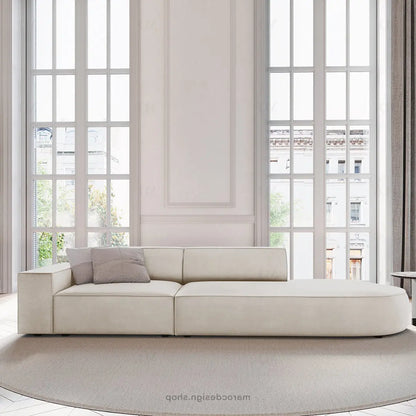JODIE -3- places_Beige Claire Canapé-modulaire Salon Séjour