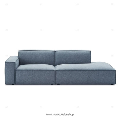 Méridienne 2 Places Gauche / BOXTER, Canapé / Salon / Séjour / Espace de Réception-canapé, fauteil, Pouf, Meridienne-Maroc Design-Beige-Maroc Design