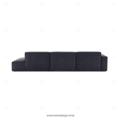 Méridienne 3 Places Gauche / BOXTER, Canapé / Salon / Séjour / Espace de Réception-canapé, fauteil, Pouf, Meridienne-Maroc Design-Beige-Maroc Design