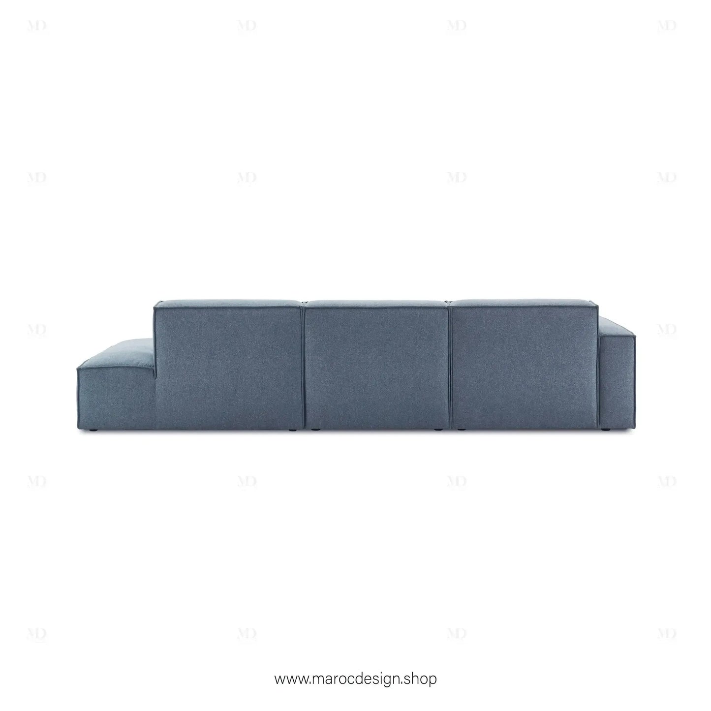 Méridienne 3 Places Gauche / BOXTER, Canapé / Salon / Séjour / Espace de Réception-canapé, fauteil, Pouf, Meridienne-Maroc Design-Beige-Maroc Design