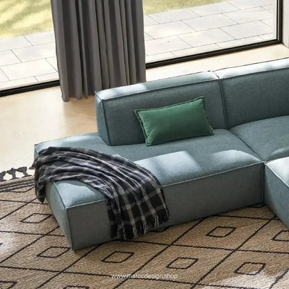 Méridienne Droite / BOXTER / Confort Élégant et Design Moderne-canapé, fauteil, Pouf, Meridienne-Maroc Design-Noir-Maroc Design