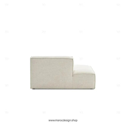 Méridienne Droite / BOXTER / Confort Élégant et Design Moderne-canapé, fauteil, Pouf, Meridienne-Maroc Design-Noir-Maroc Design