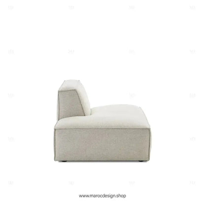 Méridienne Droite / BOXTER / Confort Élégant et Design Moderne-canapé, fauteil, Pouf, Meridienne-Maroc Design-Noir-Maroc Design