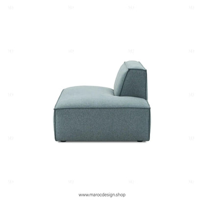 Méridienne Gauche / BOXTER / Confort Élégant et Design Moderne-canapé, fauteil, Pouf, Meridienne, Modilable,-Maroc Design-Noir-Maroc Design