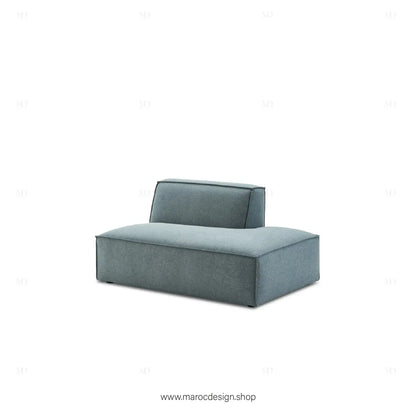 Méridienne Gauche / BOXTER / Confort Élégant et Design Moderne-canapé, fauteil, Pouf, Meridienne, Modilable,-Maroc Design-Noir-Maroc Design