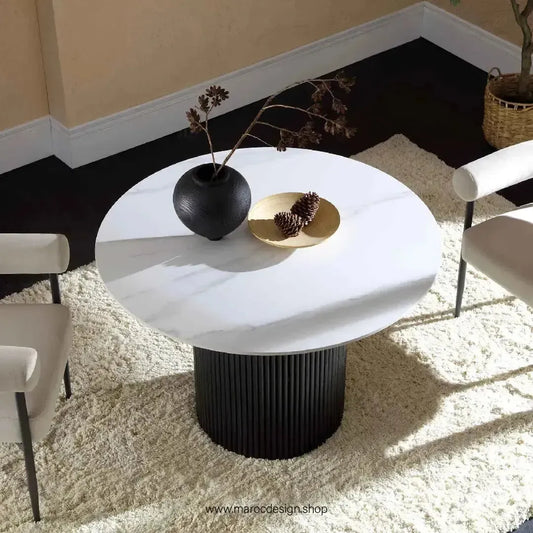 PANDA TABLE À MANGER – Élégance et Modernité pour Votre Intérieur-Maroc Design-80cm-Maroc Design