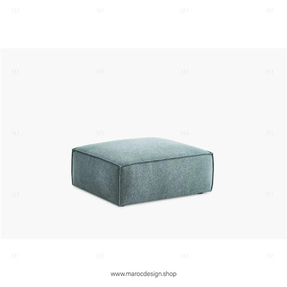 Pouf BOXTER - Élégance Moderne et Polyvalence-canapé, fauteil, pouf, meridienne-Maroc Design-Noir-Maroc Design
