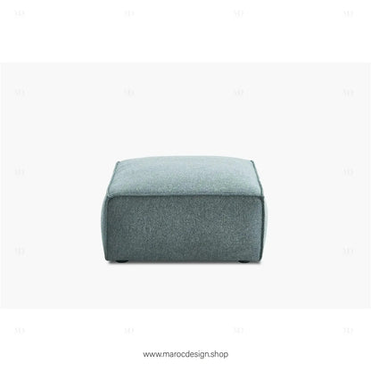 Pouf BOXTER - Élégance Moderne et Polyvalence-canapé, fauteil, pouf, meridienne-Maroc Design-Noir-Maroc Design