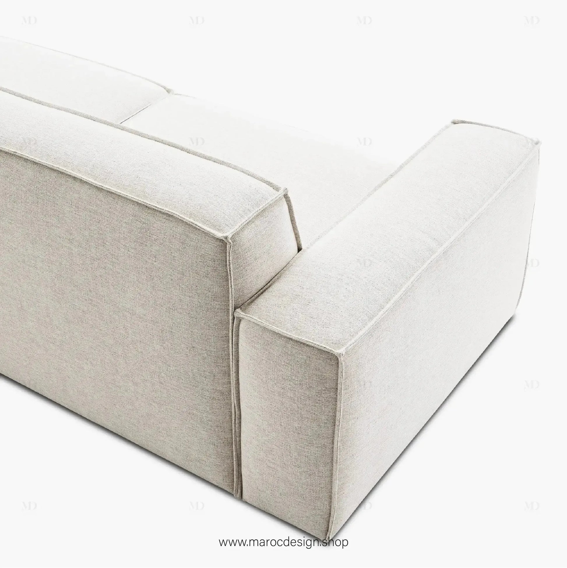 R / Canapé 3 Places BOXTER - Élégance Moderne et Confort Spacieux-canapé, fauteil, cahise-Maroc Design-Velour-Maroc Design
