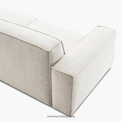 R / Canapé 3 Places BOXTER - Élégance Moderne et Confort Spacieux-canapé, fauteil, cahise-Maroc Design-Velour-Maroc Design