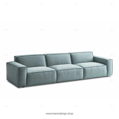 R / Canapé 3 Places BOXTER - Élégance Moderne et Confort Spacieux-canapé, fauteil, cahise-Maroc Design-Velour-Maroc Design